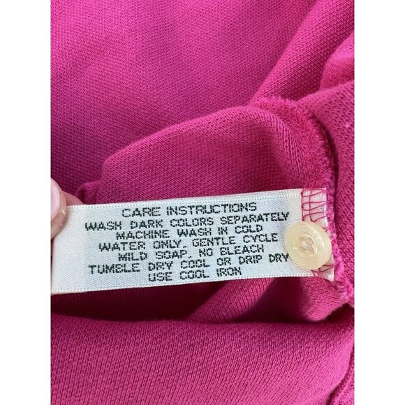 Vintage 90s Masters Collection sleeveless pink polo golf shirt L classic preppy - Picture 7 of 7